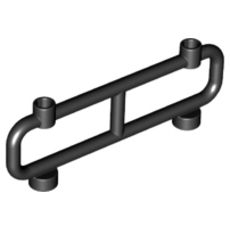 Staaf, Hek 1x8x2 Black